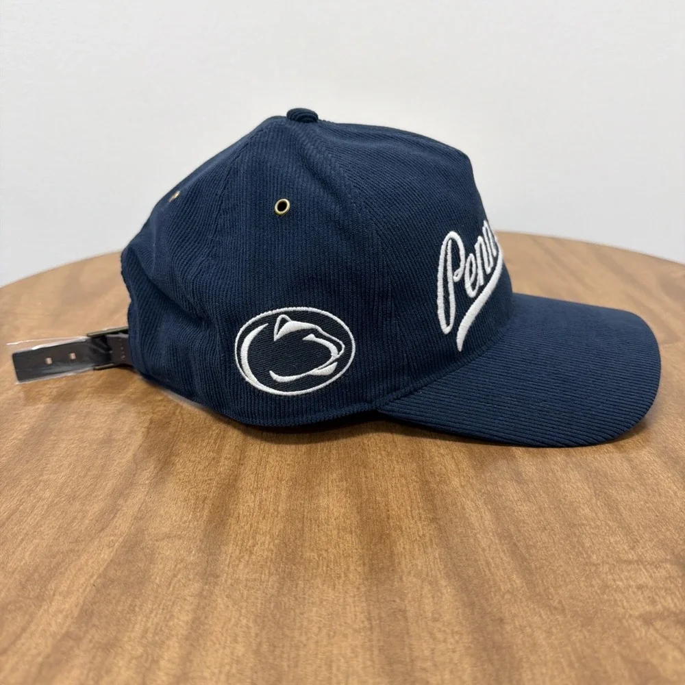 47 Brand Hitch Penn State Nittany‎ Lions Corduroy Script Strapback Hat Cap NCAA